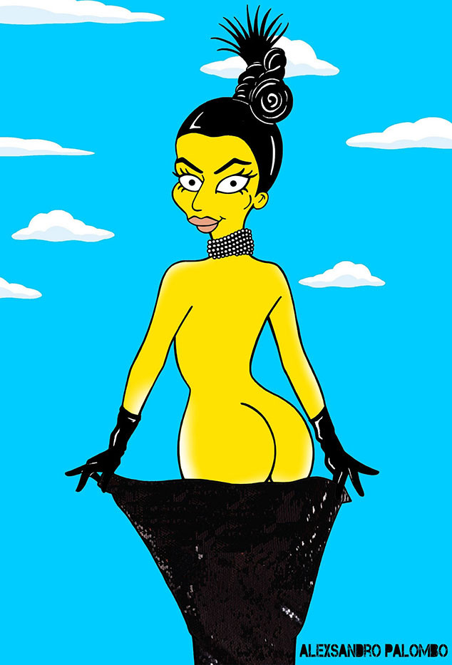 Kim Kardashian, Simpsonised