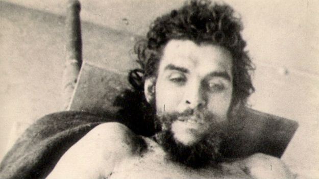 Foto del cadáver del Che Guevara