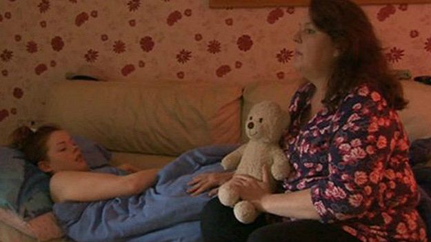 Beth Goodier con su madre