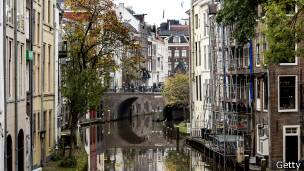 Casas en canales en Holanda