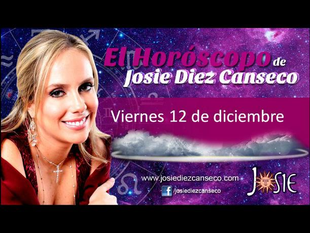Josie Diez Canseco: Horóscopo del viernes 12 de diciembre (VIDEO)