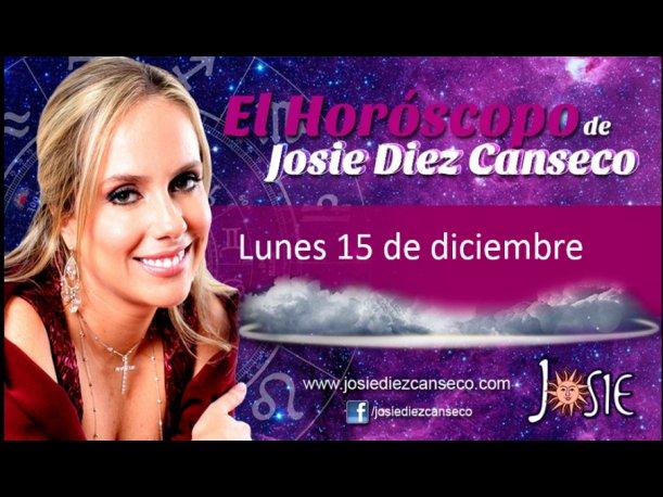 Josie Diez Canseco: Horóscopo del lunes 15 de diciembre (VIDEO)
