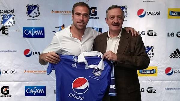 Federico Insúa ya es jugador de Millonarios de Colombia.