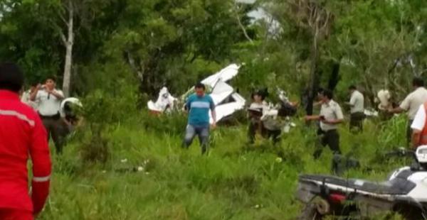 La avioneta se estrelló a las 16:30 de este lunes después de partir del aeropuerto trinitario.