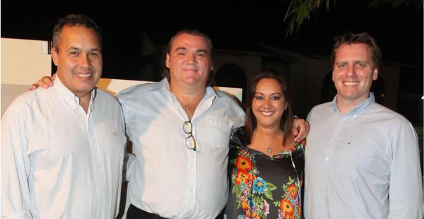 Fred Breede, Robert Weidling, Elizabeth Castro y Marcelo Gerhardf
