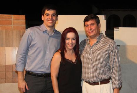 Ricardo Rocha, Vera Medeiros y Jorge Herrera