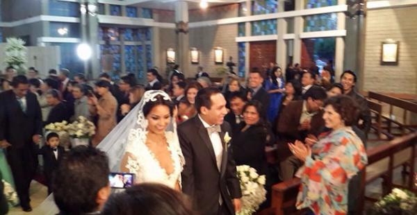 En la iglesia