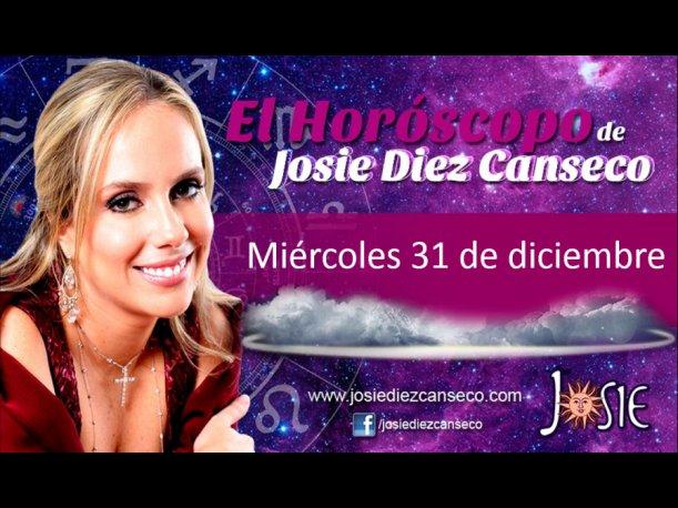Josie Diez Canseco: Horóscopo del miércoles 31 de diciembre (VIDEO)