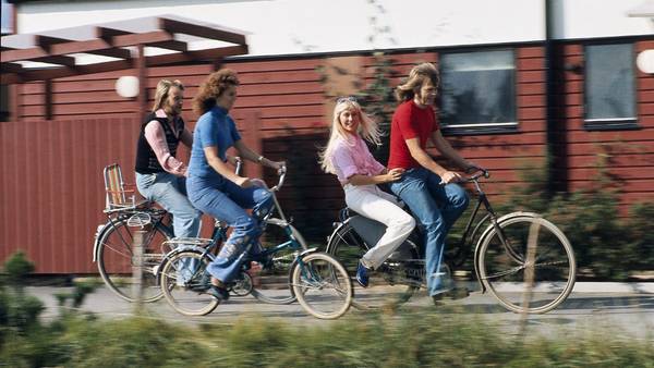 Abba en Vallentuna, el barrio donde vivían las dos parejas, en las afueras de Estocolmo. 
