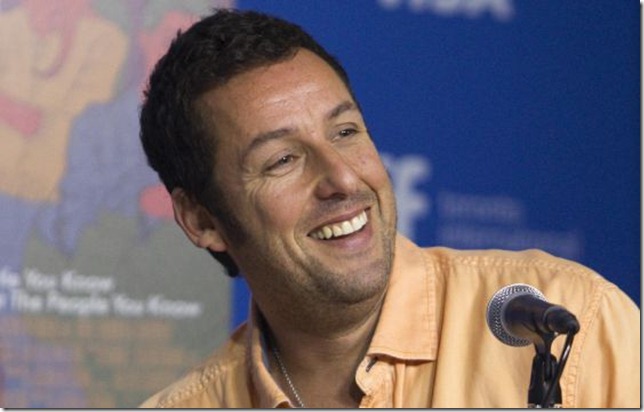 Adam Sandler, en una rueda de prensa durante la promoción de su última película.