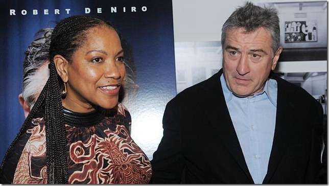 De Niro y su segunda mujer, Grace Hightower, en Nueva York