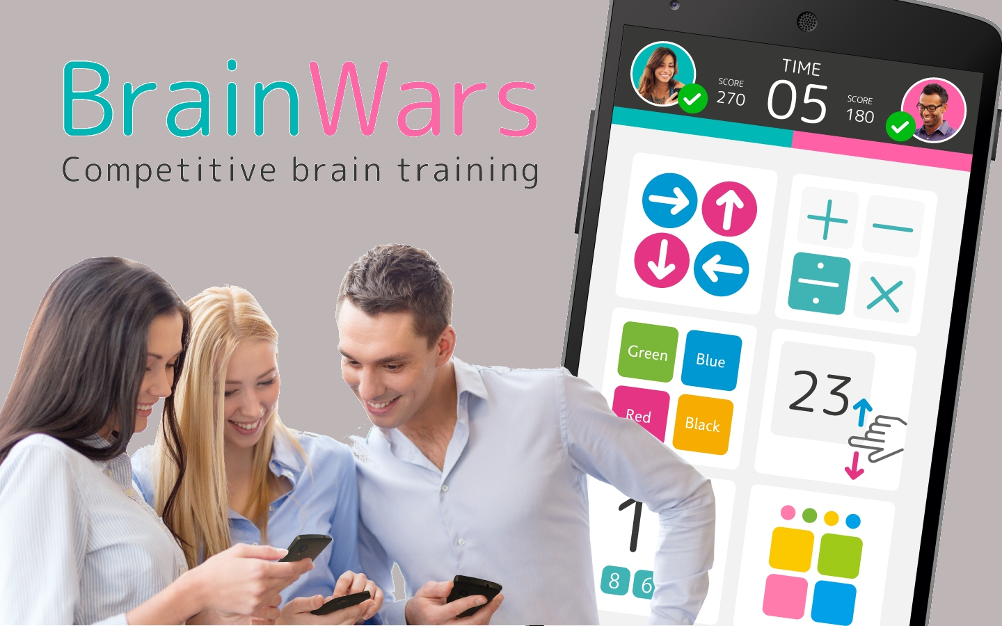 BrainWars: entrena tu cerebro y compite con usuarios de todo el mundo
