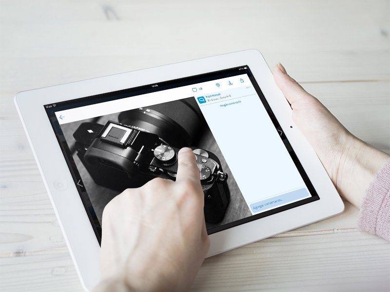 iPad instagram