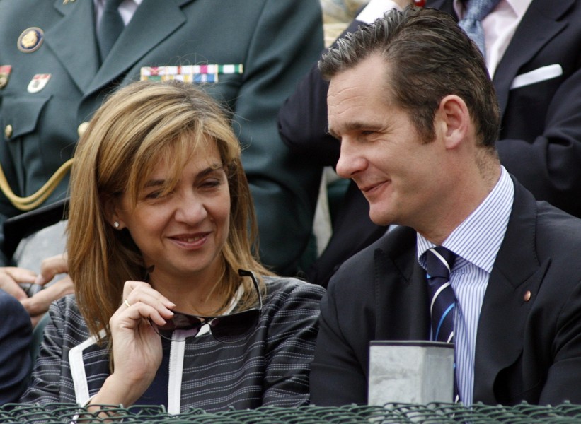 La Infanta Cristina y su esposo Iñaki Urdangarin (Foto Reuters)