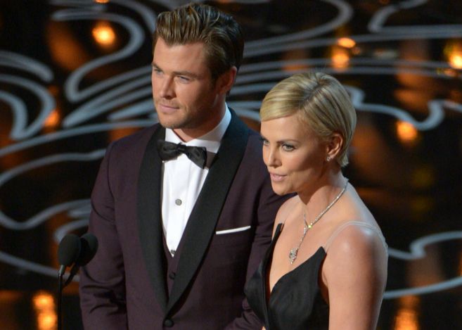 Chris Hemsworth y Charlize Theron, en la pasada edición de los Oscar.