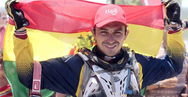 En 2013 Chavo Salvatierra se coronó campeón mundial de motociclismo en la categoría +450CC