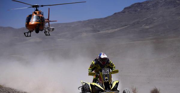 El chileno Ignacio Casale es el último campeón del Dakar. Ahora defiende con buena performance su corona ganada el año pasado
