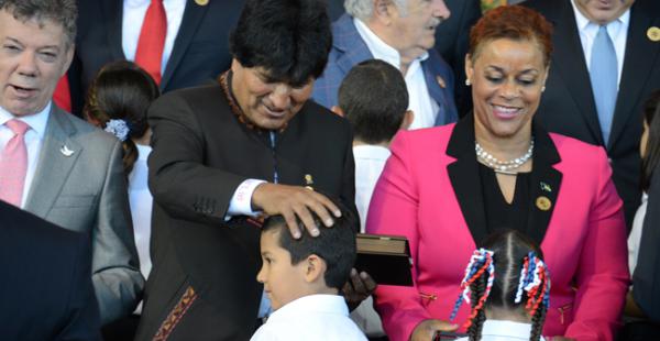El presidente Evo Morales se encuentra en San José participando de la III cumbre de la Celac
