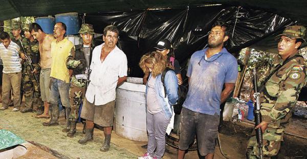 El 13 de enero de este año, estas personas fueron aprehendidas en un laboratorio cercano a Portachuelo