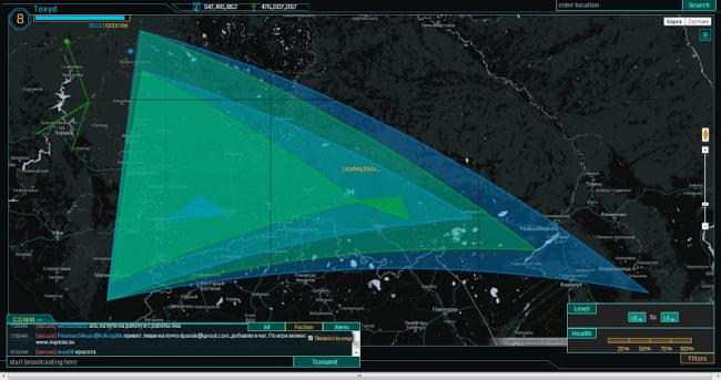 Ingress Crossfaction Megafield (Brandon Badger)