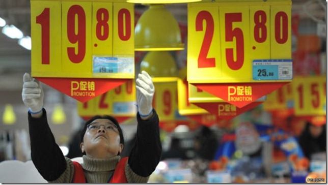 La economía china está creciendo a menos velocidad.