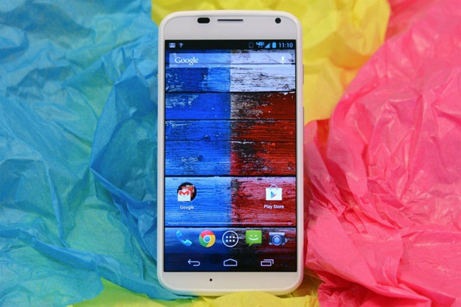 Motorola Moto X en blanco