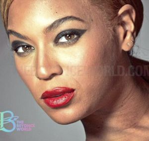 Beyonce sin Photoshop