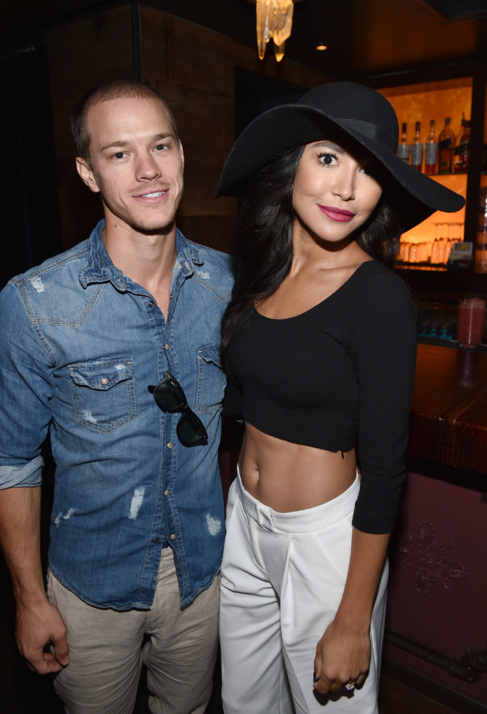 La actriz Naya Rivera y su pareja, Ryan Dorsey.