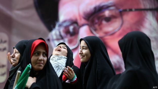 Mujeres en Teherán, Irán
