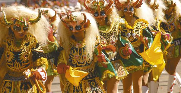 La diablada, una de las danzas más representativas del Carnaval de Oruro, se disfrutará en la entrada