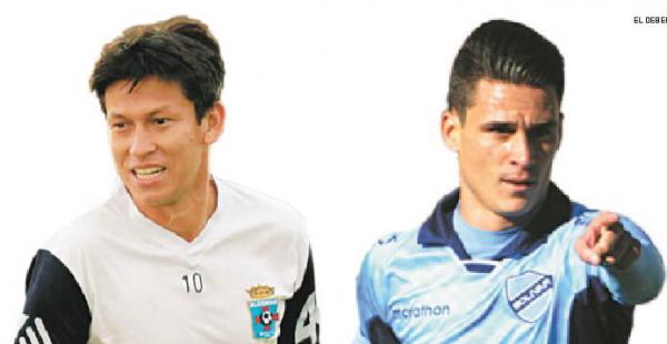Joselito Vaca, de Blooming y Juan Miguel, de Bolívar dos hombres importantes en sus respectivas escuadras