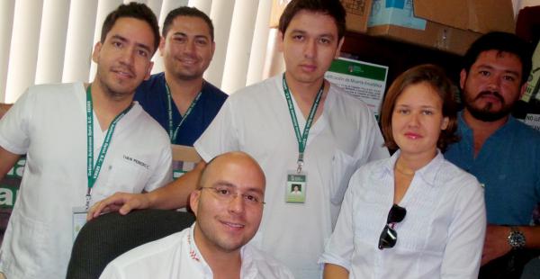 El equipo de Coordinación de Trasplantes de Órganos del SEDES