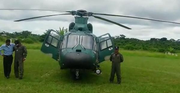 El helicóptero multipropósito Z9 está a disposición de las autoridades para reforzar la ayuda para los damnificados de Cobija