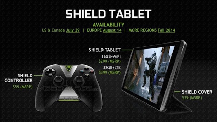 Nvidia shield tablet 2 Nvidia Shield Tablet 2 llegará a Europa en agosto