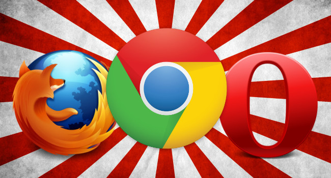 Chrome Firefox Opera 1