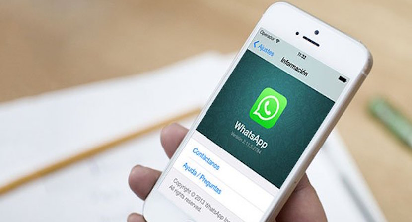 whatsapp llamadas Nueva versión de WhatsApp para iOS donde aparece el icono de llamadas