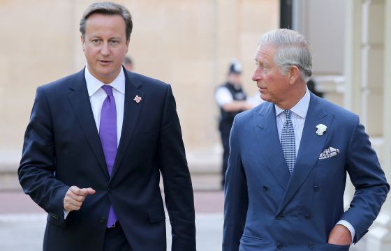 David Cameron y Carlos de Inglaterra
