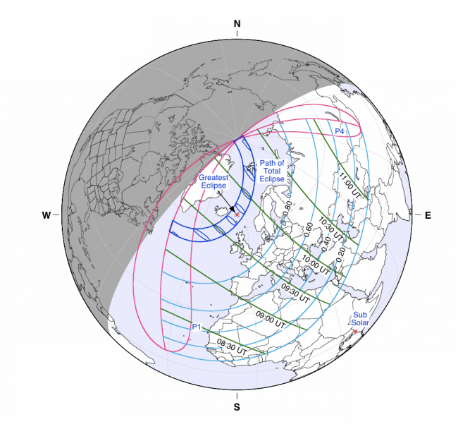 Eclipse Solar Total 20 Marzo