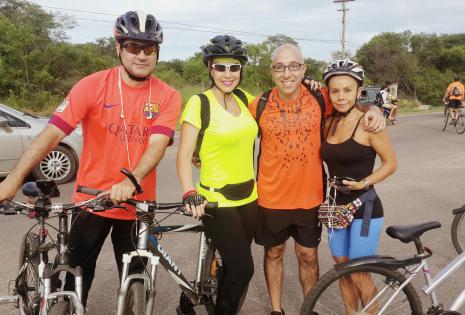 Recientemente junto a su hermana Yasaid probaron ese gustito por la bicicleteada