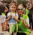 Cabe resaltar que Carla es mamá de Bruna, de siete años, y de Lorenzo, de cuatro meses de edad. La mayor está siguiendo sus pasión por el running en ocasiones también participa en competencia que se organizan y en la que los niños pueden participar