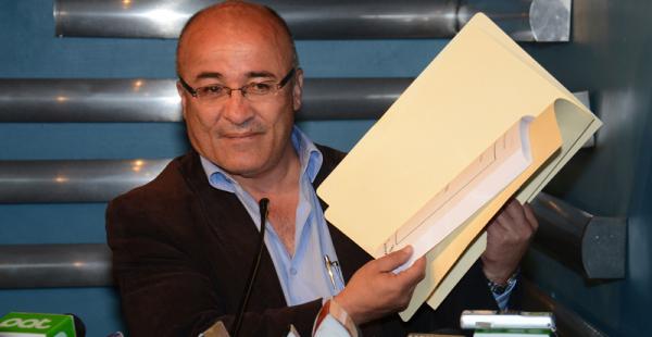 El ministro de Gobierno, Hugo Moldiz, desmintió las denuncias realizadas por Ernesto Suárez