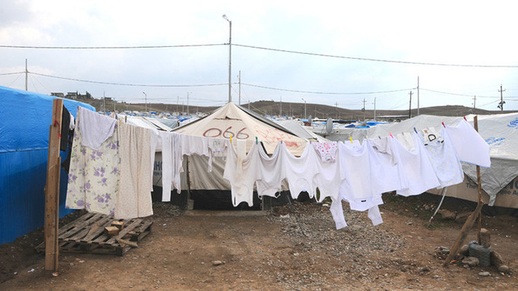 Niños refugiados sirios
