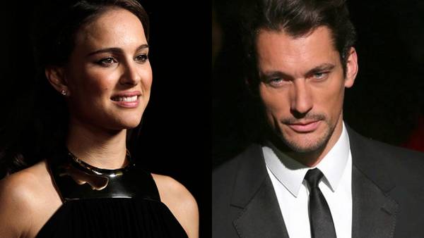 Perfectos. Natalie Portman y David Gandy.