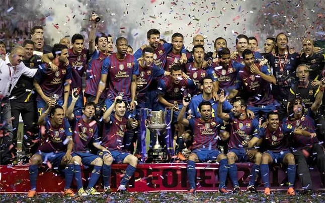 El Barça ganó la Copa por última vez el 2012 en el Calderón