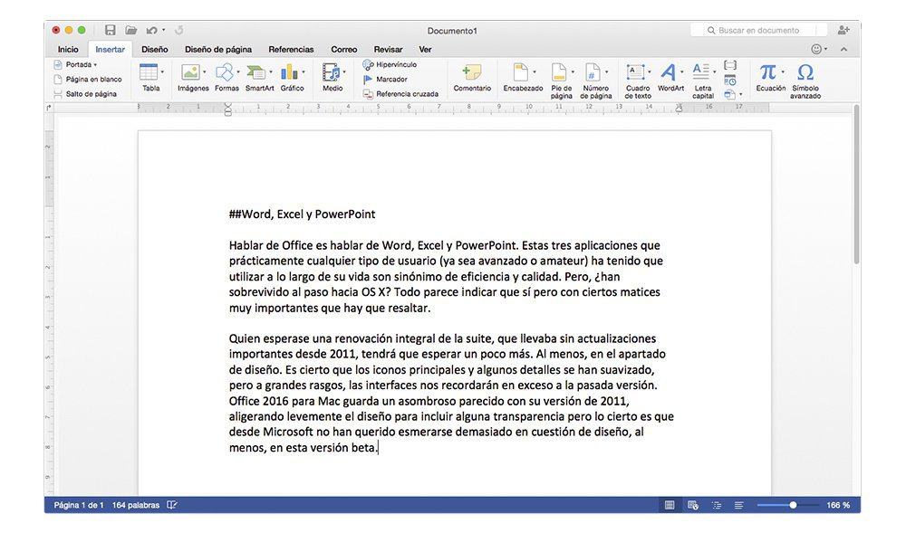 Office para Mac 2016