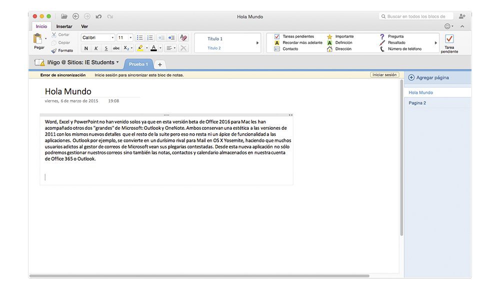 Office 2016 para Mac
