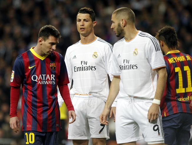 Real Madrid-Barça. Partido 29ª jornada liga. Primera División (Liga BBVA) 2013-2014.