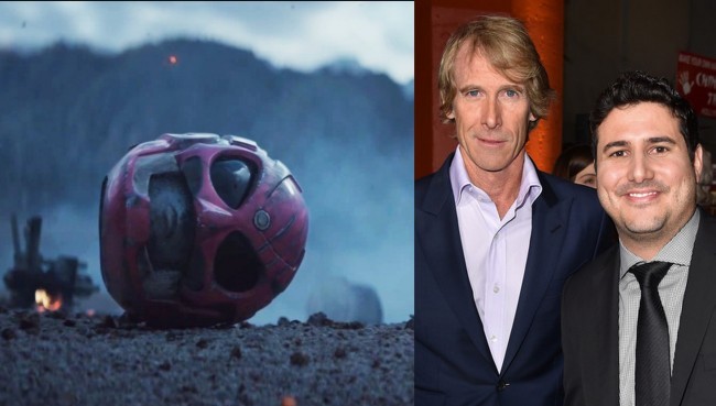 El nuevo director de Power Rangers, Dean Israelite, junto a Michael Bay