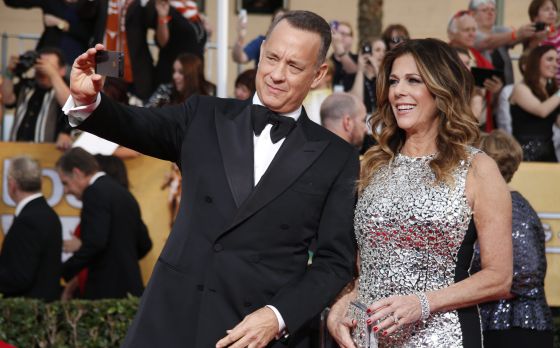 Tom Hanks y su mujer, Rita Wilson
