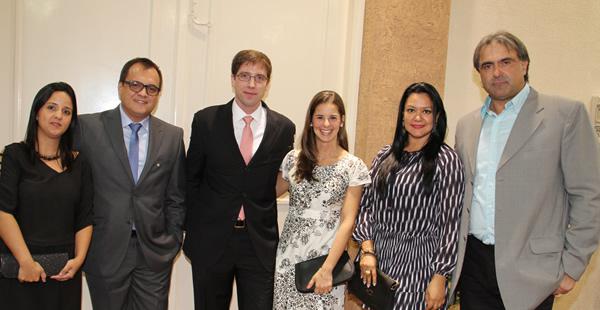 Aline Reis, Darlei Ribeiro, Luiz Noto, Carolina Noto, Bella Cadore y Rogerio Cadore
